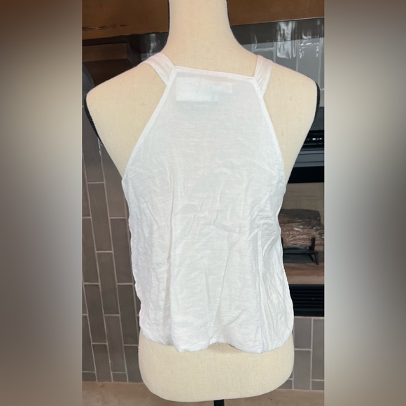 Urban Outfitters Silence + Noise White Halter Top Cropped Small - Picture 4 of 7